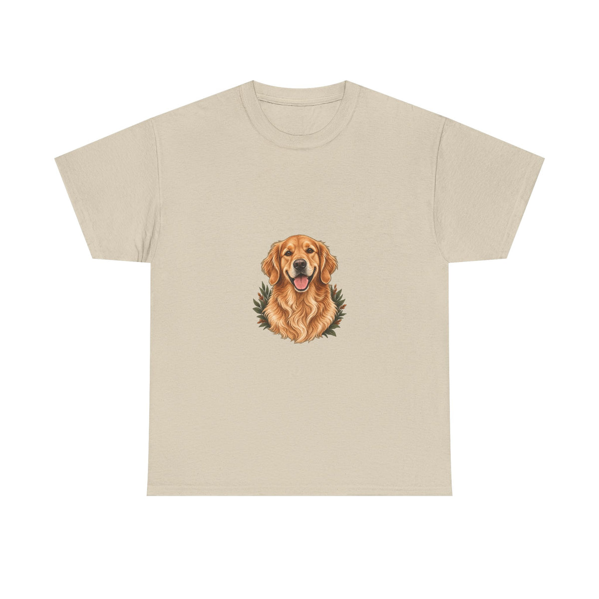 Custom pet portrait on a Pawkeep unisex T-shirt